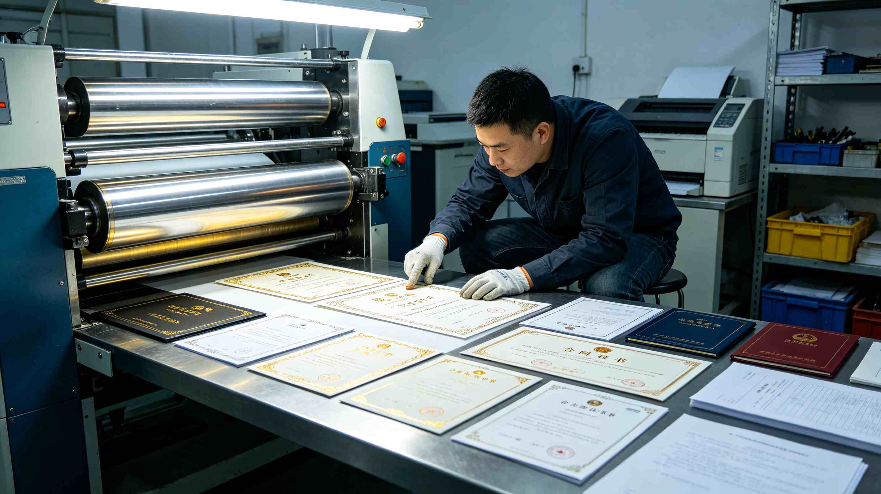 离婚证样证封面与内页展示