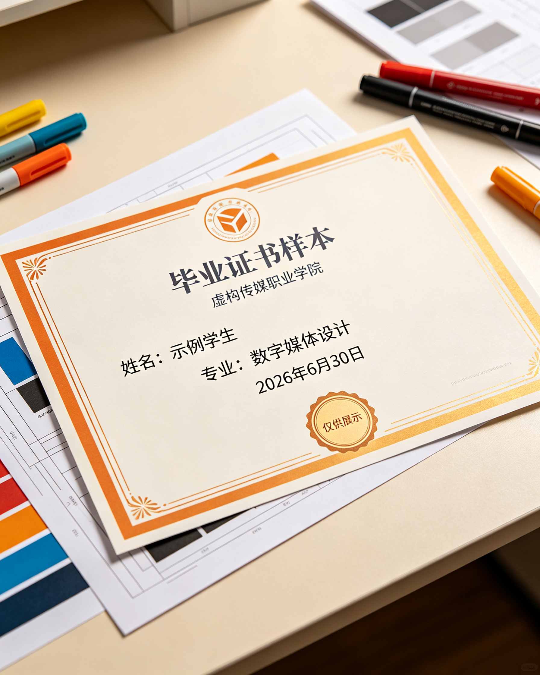 离婚证制作工艺样品展示